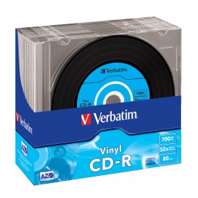 Verbatim CD-R AZO Data Vinyl 700 MB 10 pz (43426/10)