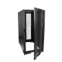 StarTech.com Armadio rack per server 25U - Profondità regolabile da 7-35" a 4 montanti con chiusura a chiave - Arma (RK2537BKM)
