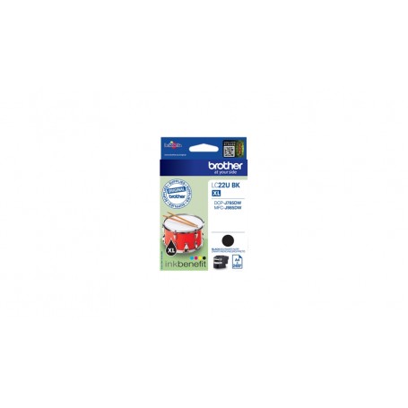 Brother LC-22UBK cartuccia d'inchiostro Originale Resa elevata (XL) Nero (LC22UBK)