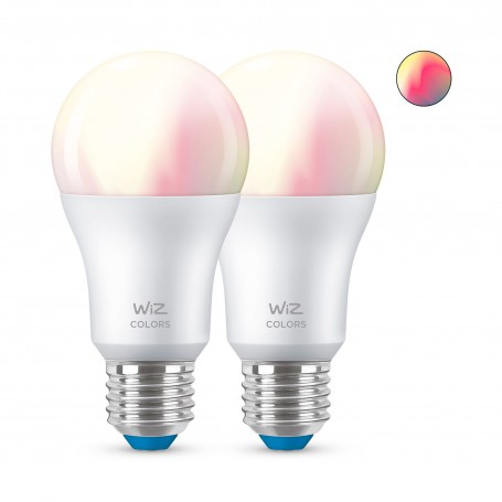 WiZ Lampadina A60 E27 x2 (929002383632)