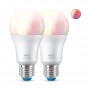 WiZ Lampadina A60 E27 x2 (929002383632)