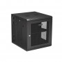 StarTech.com RK1224WALHM rack 12U Da parete Nero (RK1224WALHM)