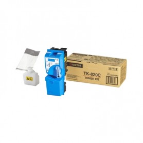 KYOCERA TK-820C cartuccia toner 1 pz Originale Ciano (1T02HPCEU0)