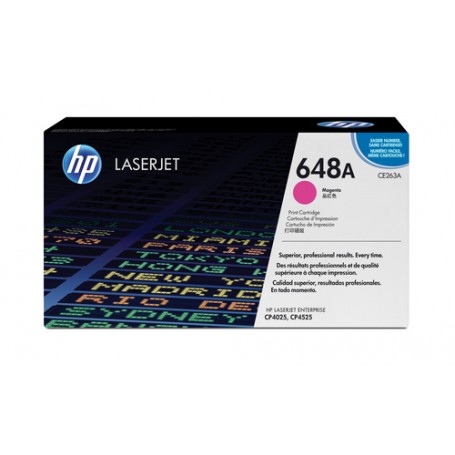 HP Cartuccia Toner originale magenta LaserJet 648A (CE263A)