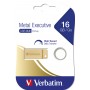 Verbatim Metal Executive - Memoria USB 3.0 da 16 GB - Oro (99104)