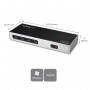 StarTech.com Dock USB-C e USB-A - Dock doppio monitor DisplayPort + HDMI 4K 60Hz - Docking station ibrida USB 3.0 per (DK30A2DH)