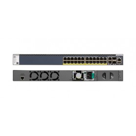 Netgear M4300-28G-PoE+ Gestito L3 Gigabit Ethernet (10/100/1000) Supporto Power over Ethernet (PoE) 1U Nero (GSM4328PB-100NES)