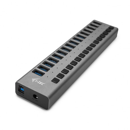 i-tec U3CHARGEHUB16 Caricabatterie per dispositivi mobili Grigio Interno (U3CHARGEHUB16)