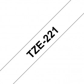 Brother TZe-221 nastro per etichettatrice Nero su bianco (TZE221)