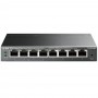 TP-LINK TL-SG108PE Non gestito Gigabit Ethernet (10/100/1000) Supporto Power over Ethernet (PoE) Nero (TL-SG108PE)