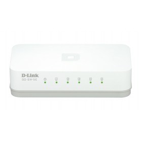 D-Link GO-SW-5E/E switch di rete Non gestito Fast Ethernet (10/100) Bianco (GO-SW-5E)
