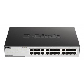 D-Link GO-SW-24G Non gestito L2 Gigabit Ethernet (10/100/1000) 1U Nero (GO-SW-24G)