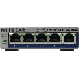 Netgear GS105E-200PES switch di rete Gestito L2/L3 Gigabit Ethernet (10/100/1000) Grigio (GS105E-200PES)
