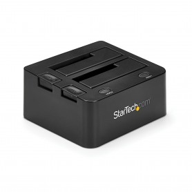 StarTech.com Docking Station USB 3.0 per doppio Hard Disk SSD / SATA da 2.5" / 3.5" con UASP (SDOCK2U33)
