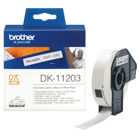 Brother Etichette per cartelle archivio (DK11203)