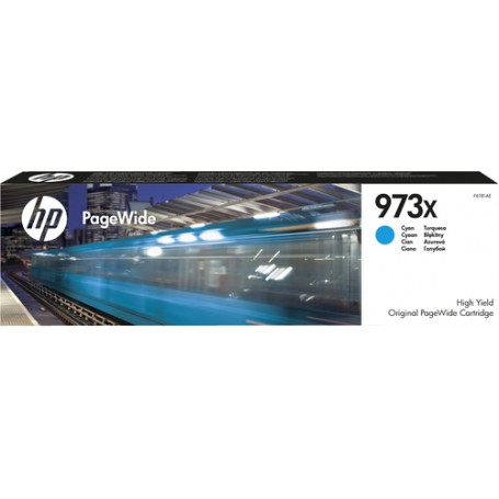 HP Cartuccia ciano ad alta capacità originale 973X PageWide (F6T81AE)