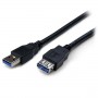 StarTech.com Cavo prolunga USB 3.0 SuperSpeed Tipo A da 2m da A ad A - Maschio/Femmina (USB3SEXT2MBK)