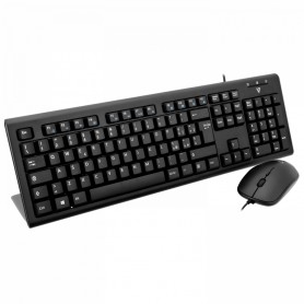 V7 Set tastiera e mouse con cavo USB e adattatore PS2 – IT (CKU200IT)