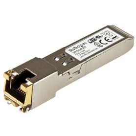 StarTech.com Modulo Ricetrasmettitore in Rame SFP+ RJ45 Gigabit Conforme MSA - 1000Base-TX (SFP1000TXST)