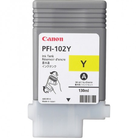 Canon PFI-102Y cartuccia d'inchiostro Originale Giallo (0898B001)