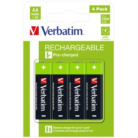 Verbatim 49517 batteria per uso domestico Batteria monouso Stilo AA Nichel-Metallo Idruro (NiMH) (49517)