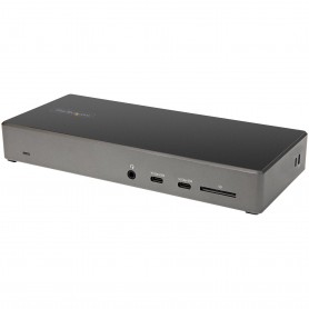 StarTech.com Dock USB type C - Docking station USB C con triplo monitor 4K - Power Delivery 100W - DP 1.4 Alt Mo (DK31C2DHSPDUE)