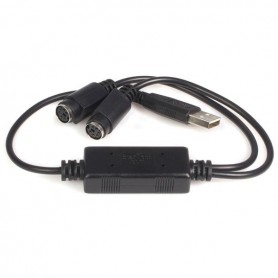 StarTech.com Adattatore tastiera e mouse da PS/2 a USB - Connettore convertitore PS/2 a USB di ricambio Femmina / Mas (USBPS2PC)