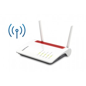FRITZ!Box 6850 LTE router wireless Gigabit Ethernet Dual-band (2.4 GHz/5 GHz) 3G 4G Rosso, Bianco (20002926)