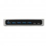 StarTech.com Hub USB-C a 7 porte - 5x USB-A + 2 USB-C - USB 3.0 - Hub Alimentato (HB30C5A2CSC)