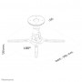 Neomounts by Newstar Supporto da soffitto per proiettori (BEAMER-C50)