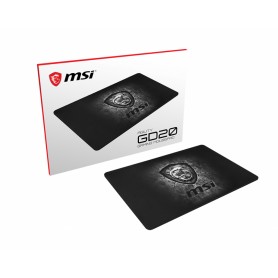 MSI Agility GD20 Tappetino per mouse per gioco da computer Nero, Grigio (J02-VXXXXX4-EB9) (AGILITY-GD20) (J02-VXX (AGILITY-GD20)