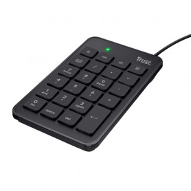Trust 22221 tastierino numerico Notebook/PC USB Nero (22221)
