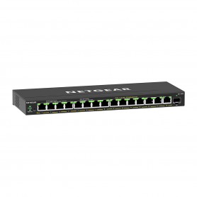 Netgear GS316EP-100PES switch di rete Gestito Supporto Power over Ethernet (PoE) Nero (GS316EP-100PES)