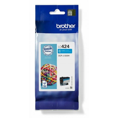 Brother LC-424C cartuccia d'inchiostro 1 pz Originale Ciano (LC424C)