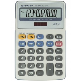 Sharp EL-334F calcolatrice Desktop Calcolatrice finanziaria Grigio (SH-EL334FB)