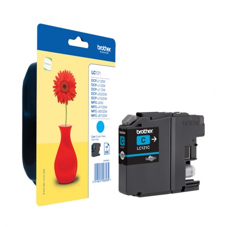 Brother LC-121C cartuccia d'inchiostro 1 pz Originale Ciano (LC121C)