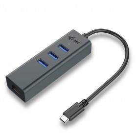 i-tec Metal C31METALG3HUB hub di interfaccia USB 3.2 Gen 2 (3.1 Gen 2) Type-C 5000 Mbit/s Grigio (C31METALG3HUB)