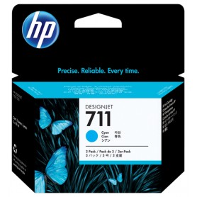 HP Confezione da 3 di cartucce inchiostro ciano DesignJet 711, 29 ml (CZ134A)