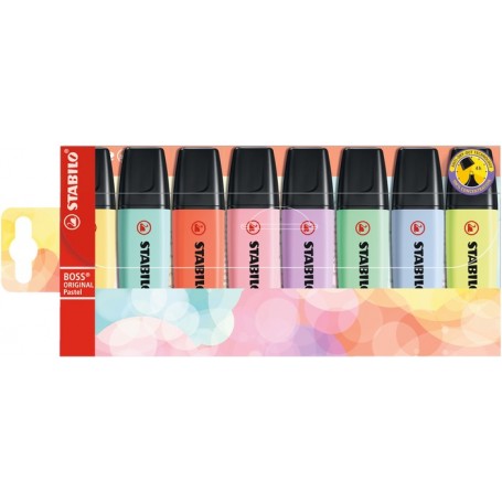 STABILO Boss Original Pastel evidenziatore 6 pz Multicolore (70/8-3)