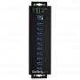 StarTech.com Hub USB 3.0 industriale a 10 porte con adattatore di alimentazione - Protezione contro le sovratension (HB30A10AME)