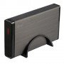 i-tec MYSAFE35U401 contenitore di unità di archiviazione Box esterno HDD Nero, Metallico 3.5" (MYSAFE35U401)
