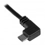 StarTech.com Cavo Micro-USB da Ricarica e Sincronizzazione angolato sinistra da 0,5m (USBAUB50CMLA)