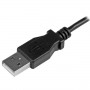 StarTech.com Cavo Micro-USB da Ricarica e Sincronizzazione angolato sinistra da 0,5m (USBAUB50CMLA)