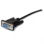 StarTech.com Cavo seriale diretto RS232 DB9 3m nero - M/F (MXT1003MBK)