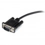 StarTech.com Cavo seriale diretto RS232 DB9 3m nero - M/F (MXT1003MBK)