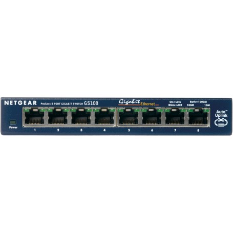 Netgear ProSafe 8-Port Gigabit Desktop Switch Non gestito (GS108GE)