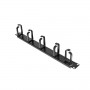 StarTech.com Pannello gestione cavi 1U 19" per rack con anelli guida in metallo (CABLMANAGER2)