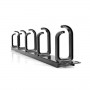 StarTech.com Pannello gestione cavi 1U 19" per rack con anelli guida in metallo (CABLMANAGER2)