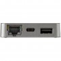 StarTech.com Adattatore multiporta USB-C a HDMI e VGA - Docking station USB 3.1 Gen 2 10Gbps - Cavo da 29 cm (DKT31CHVL)
