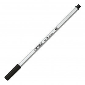 STABILO Pen 68 brush marcatore Medio Nero 1 pz (568/46)